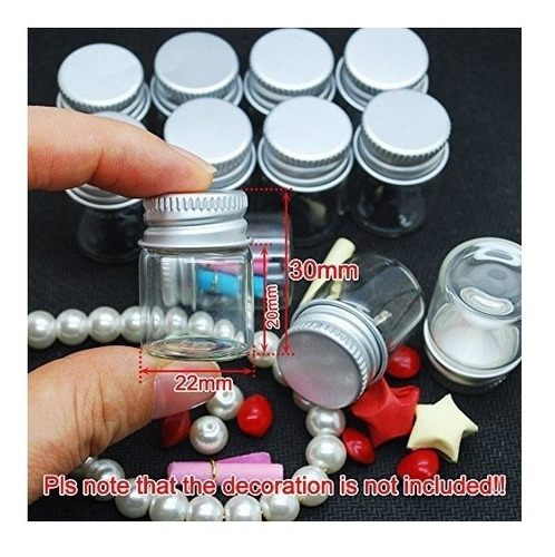 Botellas 12pcs 5ml Viales De Cristal Claro De Botella De Vid