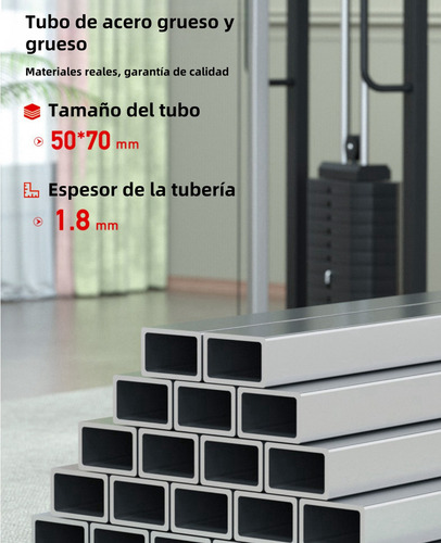 Polea Giratoria Alta Y Baja Gym Crossover Peso Integrado