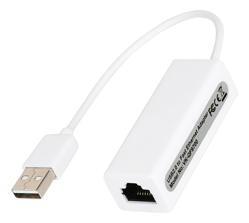 Slim Company Adaptador Usb 2.0 A Rj45 Ethernet Lan 4.75 Mbps Para Laptop Pc