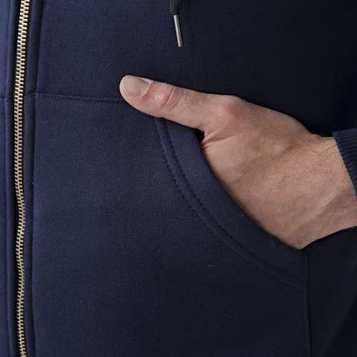 Campera Hombre Capucha Friza Invierno