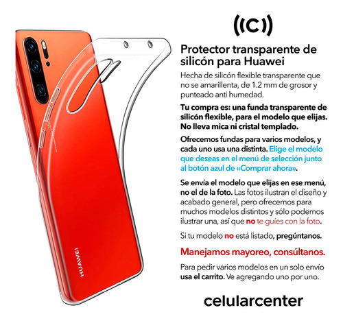Funda Transparente Para Huawei Nova 3 4 5t Y9 Y8 Y7 Y6 Case