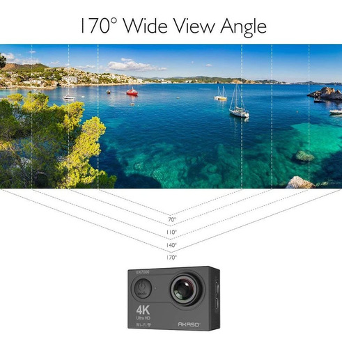 Imagen 6 de 7 de Akaso Ek7000 4k Wifi Cámara De Acción Deportiva Ultra Hd