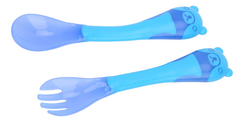 Utensilios Para Bebés, Cucharas, Tenedores, Mango Flexible,