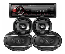 Comprar Combo Pioneer Radio Mvh215bt + Parlantes 6 + Parlantes 6x9