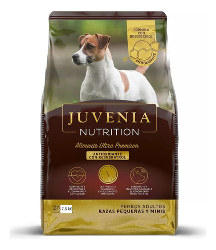 Alimento Juvenia Perro Raza Pequeña X 7.5 Kg Anti Aging