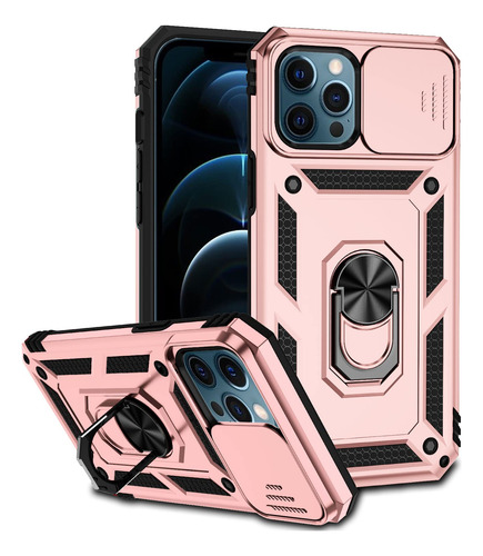 Funda Para iPhone 12 Pro Max Rose Dorado Impact-resistant Sh