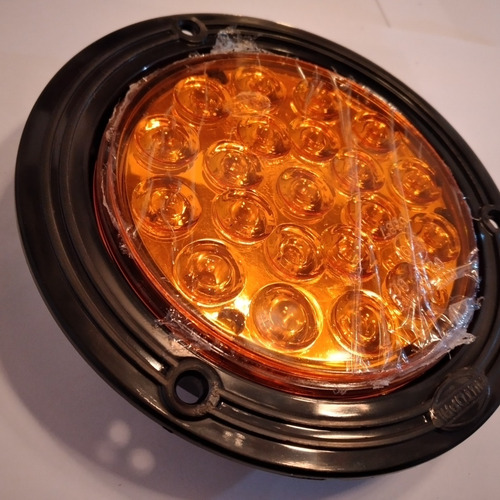 Faros Stop 4puLG 21 Led 12v Camion/cavas/plataformas X Par