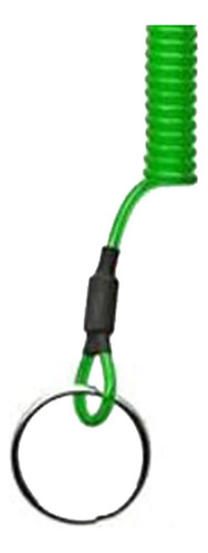 4 Cordón Retráctil Seguro Para Llavero, Accesorios Verde