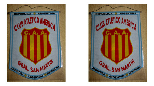 Banderin Chico 13cm America General San Martin