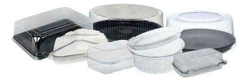 Embalagem Pet Para 2 Doces Retangular Sanpack S-29c (2cx) Cor Água