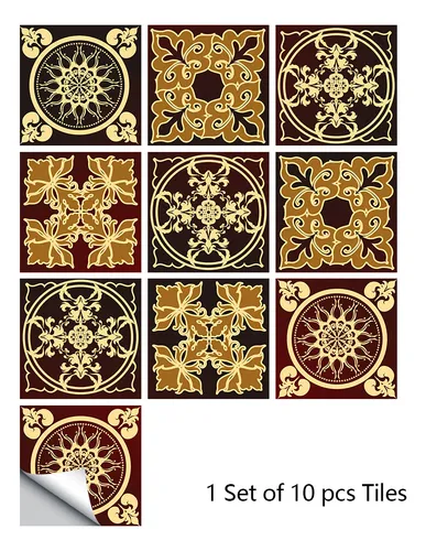 Mz6007 20x20cm 10 Uds. De Azulejos De Superficie Mate,