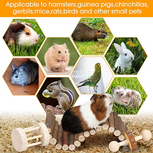 Accesorios De Madera Para Cobayas Chinchillas Jerbos