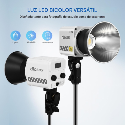 Kit Led De Luz Led Godox Ml60iibi Luz De Video Led De Mano
