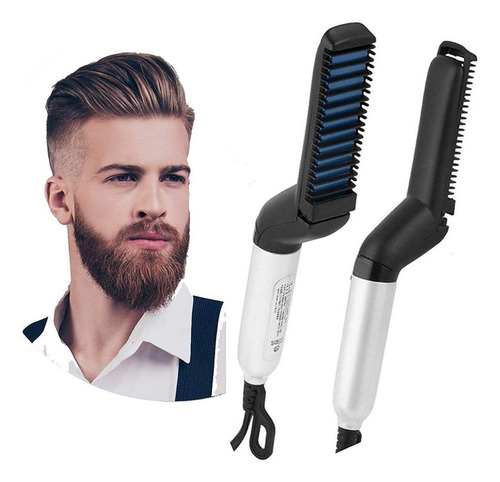 Peina Modelado Alisador Cepillo Plancha Barba Cabello Hombre