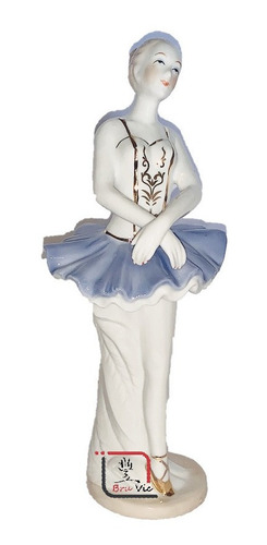 Figura Bailarina Grande Ceramica Alta Calidad 24 Cm