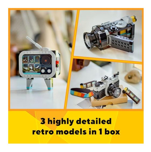 Lego 31147 Creator 3en1 Cámara Retro Juguete Convertible En