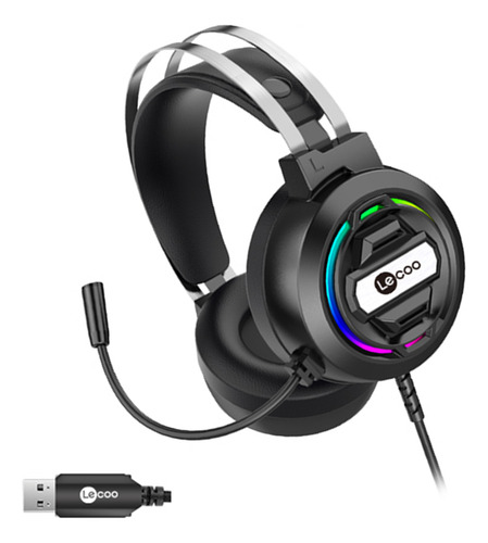Auriculares Usb Para Juegos Con Micrófono Con Cable Para Pc,