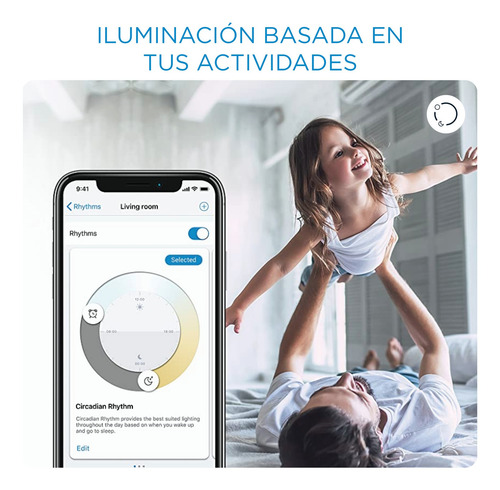 Imagen 11 de 11 de Wiz Bombillo Led Inteligente A19 Wi-fi Luz Fria Y Calida + C