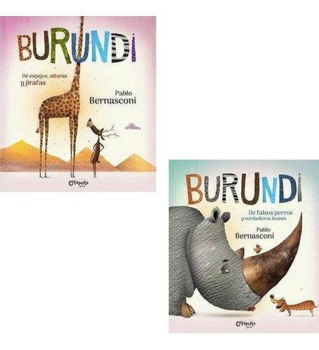 Imagen 1 de 4 de Pack Pablo Bernasconi - Burundi ( 2 Libros ) - Catapulta