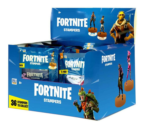 Figura Fortnite  Stampers  Coleccionable Fornite Con Sello