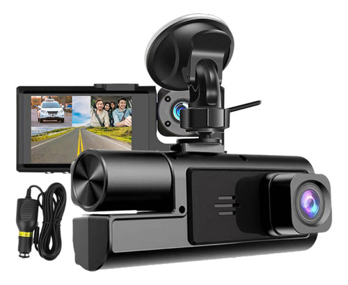 . Cámara De Tablero De 3 Canales De 1080p Con Wi-fi Y