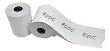 Rdc 50 Rollos De Papel Térmico 80x70mm Negro Impresora 80mm Blanco