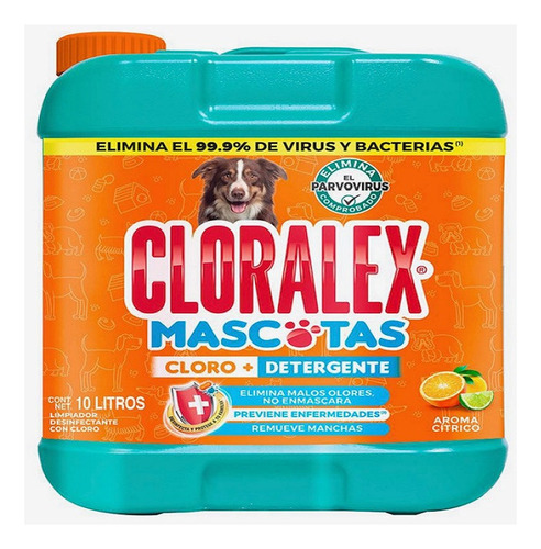 Cloralex Mascotas Garrafón De 10 Litros