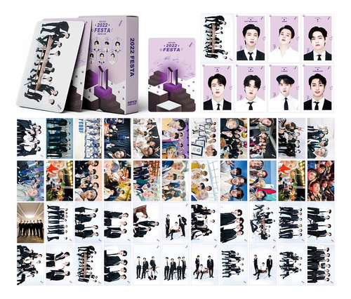 55 Tarjetas Fotográficas Bts Kpop -festa Album Lome Cards