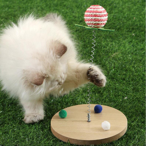 Pelota De Sisal De Juguete Para Gatos, Suministros Para