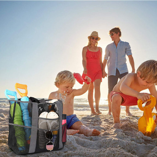 Bolsa De Playa De Malla, Bolsa De Playa De Gran Tamaño, Bols