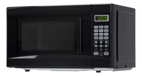 Horno De Microondas Elegante Led De 700w, 0.7 Pies³ Negro