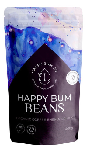 Happy Bum Café Enema Orgánico 400g Tostado Medio