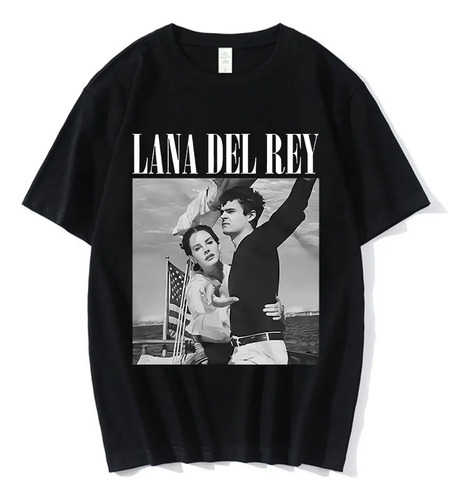 Camiseta De Manga Corta Con Estampado De Lana Del Rey