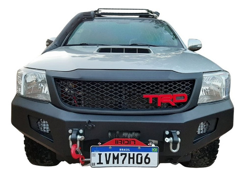 Kit Parachoques Em Aço Ferro Hilux 12/15 Mod:1