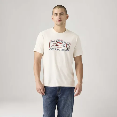 Camiseta Levi's® Relaxed Off White Manga Curta Lb0013226