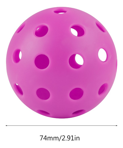 Pelota De Pickleball De Alta Elasticidad Para Exteriores De
