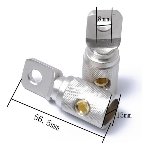 2 Piezas Conector De Terminal Tornillo De 0 Calibre