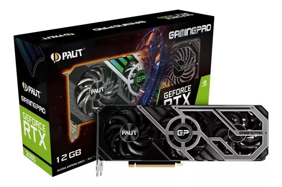 Placa De Video Palit Nvidia Rtx 3080 Gamingpro 12gb Gddr6x