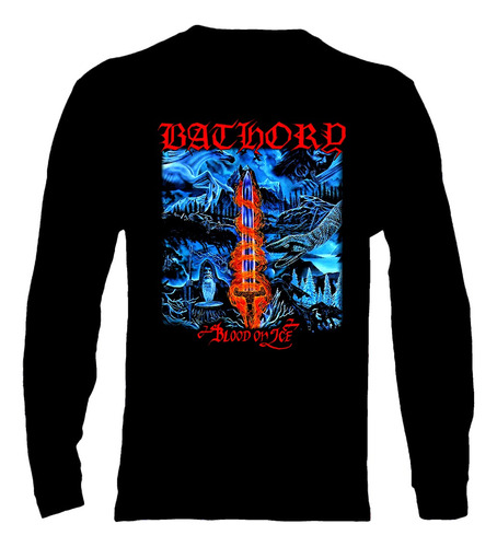 Polera Manga Larga Bathory - Ver 05 - Blood On Ice