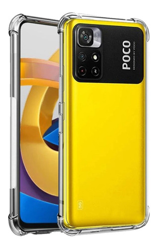 Imagen 1 de 7 de Protector Case Tpu Transparente Xiaomi Poco M4 Pro 5g - Pcuy