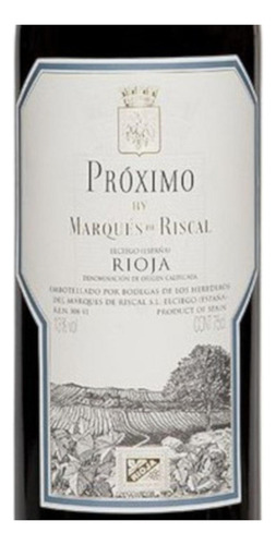 Pack De 2 Vino Tinto Próximo By Marqués De Riscal 750 Ml