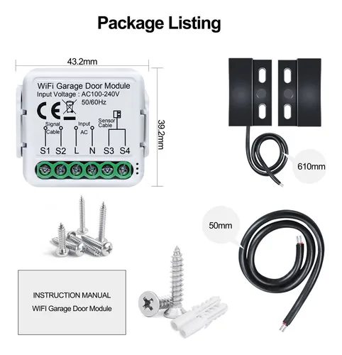 Módulo Inteligente Para Abrir Puertas De Garaje Wifi
