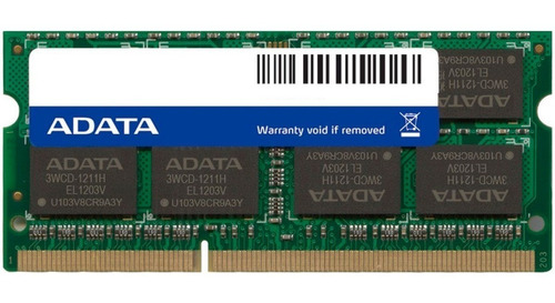 Adata Memoria Ram Para Laptop Ddr3 2gb 1333mhz Dimm /k
