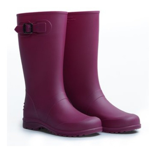 Botas Lluvia Mujer Pantaneras Talla 36 Fuccia + Entrega Ya!