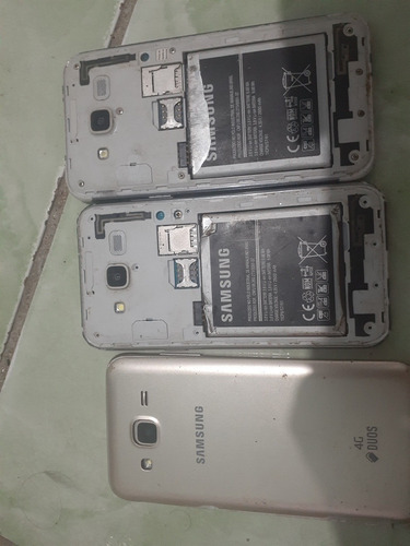 Lote 3 Celulares 2 Samsung J5 2015 1 J3 2016 Com Defeitos