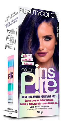 Deep Purple - Creme Tonalizante Color Inspire Beauty Color