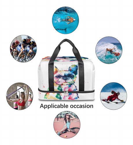 Bolsa Deportiva Para Gimnasio Con Compartimento Para Zapatos