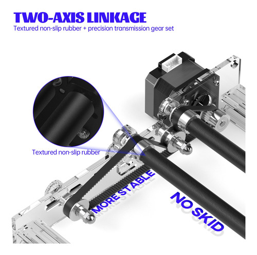 Máquina De Grabado Láser Sculpfun S30 Pro 10w + Rodillos