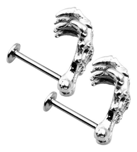 Piercing Para Mujer, Calavera, Labio, Joyería, Punk, Esquele