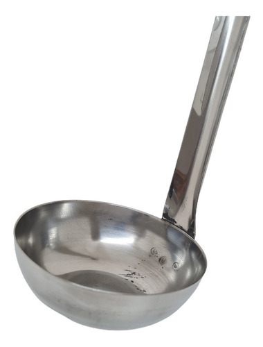 Imagen 7 de 10 de Cucharon Gastronomico N°12 46 Cm Largo Acero Inox Salsero